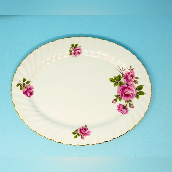 Johnson Brothers Other - Vintage 1940s Johnson Brothers Lynmere Oval Platter Plate Dish made in England